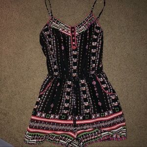 Colorful Romper with POCKETS